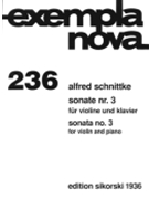 Sonata Opus 134 by Schnittke Alfred for Violin and Piano