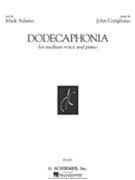 Dodecaphonia by Corigliano John for Vocal Solo
