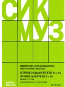 String Quartets Nos. 9-10 by Shostakovich Dmitri for Score
