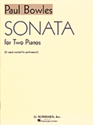 Sonata For 2 Pianos by Bowles for 2 Piano 4 Hands