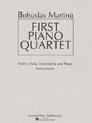 First Piano Quartet by Martinu Bohuslav - Violin/viola/cello/p - for Piano Quartet