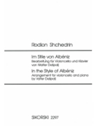 In the Style of Albeniz by Shchedrin Rodion for Cello