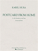 Postcard From Home by Husa Karel for Alto Sax