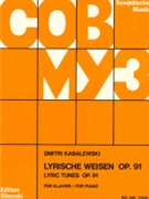 Lyric Tunes Op91 Piano by for