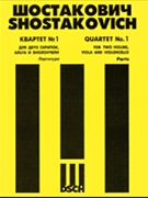 Quartet #1 Opus 49 Parts by Shostakovich Dmitri for Str Quartet