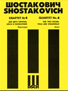 Quartet #4 Opus 83 Score by Shostakovich Dmitri for Full Score