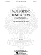 Benediction (May The Flame...) by Siskind Paul for SATB