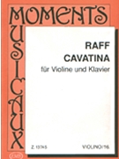 Cavatina by Raff Joseph Joachim - Tatrai Vilmos - for Violin Sol