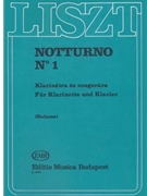 Notturno No1 Clarinet Piano by Liszt Franz for