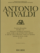Luda Jerusalem by Vivaldi Antonio Lucio for Full Score (Salmo 147)