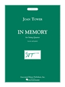 In Memory by Tower Joan for Str Quartet