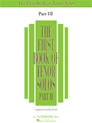 1st Book Of Tenor Solos Part 3 by Various - Boytim Joan - for Tenor Voc (Part 3)