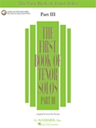 1st Book Of Tenor Solos Part 3 by Various - Boytim Joan - for Tenor Voc (Pt 3 Bk/cd)