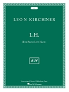 L.H. For Piano Left Hand by Kirchner Leon for Piano