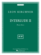 Interlude II by Kirchner for Piano