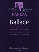 Ballade by Farkas Ferenc for Cello and Piano