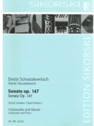 Sonata for Violoncello and Piano by Shostakovich Dmitri for Cello and Piano