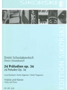 24 Preludes Op. 34 by Shostakovich Dmitri for
