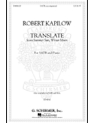 Translate by Kapilow Robert for SAB