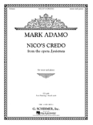 Nico's Credo from Lysistrata by Adamo Mark for