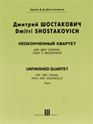 Unfinished Quartet - Parts by Shostakovich Dmitri for Str Quartet P