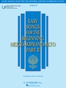 Easy Songs For the Beginning Mezzo-Soprano/Alto by Various for Vocal Collection (Part 2 - w/Audio Access)