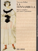 La sonnambula by Bellini Vincenzo for Vocal Scor