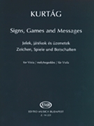 Signs Games and Messages for Viola by Kurtag Gyorgy for Viola