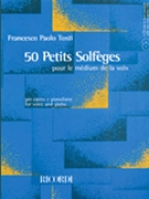 50 Petits Solfeges by Tosti Francesco Paolo for Medium Voice Me