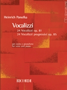 Vocalizzi Opus 81 & Opus 85 by Panofka Heinrich for Vocal w/ Audio