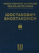 Moscow Cheryomushki Op. 105 by Shostakovich Dmitri for Score
