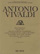 Dixit Dominus Salmo 109 by Vivaldi Antonio Lucio for Full Score