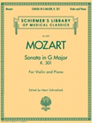Sonata In G Major K301 by Mozart Wolfgang Amadeus - Schradieck Henri - for Violin and Piano