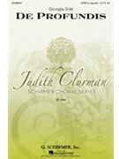 De Profundis by Stitt Georgia for SATB a cappella