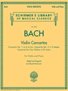 Violin Concertos by Bach Johann Sebastian - Herrmann Eduard - for Violin and Piano
