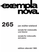 Sonata for Cello and Piano by Muller-Wieland Jan for