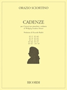 Cadenzas by Mozart Wolfgang Amadeus - Sciortino - for Piano