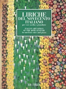 Italian Art Songs Of The 20th Century by Various for Medium Voice and Piano