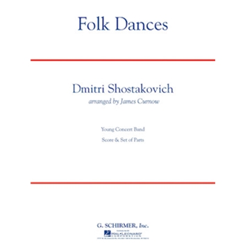 Folk Dances by Shostakovich Dmitri - Curnow James - for Concert Band