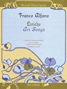Liriche (Art Songs) by Alfano Franco for