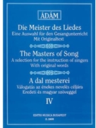 The Masters Of Song by for Voice and