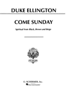 Come Sunday by Ellington Duke for Low Voice and Piano