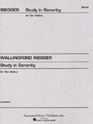 Study in Sonority Op. 7 by Riegger Wallingford for Score