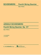 String Quartet No. 4 Op. 37 by Schoenberg Arnold for Parts