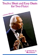 12 Short & Easy Duets For 2 Flutes by Moyse Louis for Flute Duet