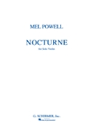 Nocturne Op. 54 No. 4 by Powell Mel for Violin