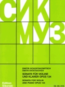 Sonata Op. 134 by Shostakovich Dmitri for Violin