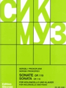Sonata for Cello and Piano Op. 119 by Prokofiev Sergei for Cello and Piano
