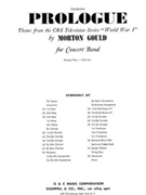 Prologue (from CBS TV Production World War I) by Gould Morton for Score