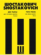 2 Pieces Opus 36(a) by Shostakovich Dmitri for Str Quartet (Parts)